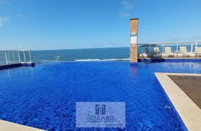 Apartamento alto padrão com 2 dormitórios sendo 2 suítes, com a área de lazer completa no condomínio , à menos de 150,00 metros do mar, tombo - guarujá/sp
