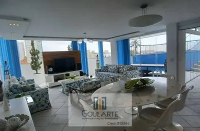 Apartamento cobertura duplex com 3 dormitórios sendo 1 suíte, lazer no condomínio lado praia da  enseada-guarujá/sp.