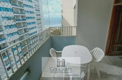 Apartamento alto padrão com 3 dormitórios sendo 1 suíte + dormitório de serviço, sacada vista lateral do mar na praia da pitangueiras-guarujá/sp.