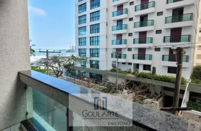 Apartamento com vista lateral do mar, 1 suíte, á menos de 50 metros do mar  na praia de pitangueiras-guarujá/sp.