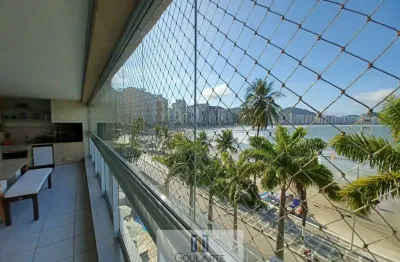Apartamento alto padrão frente mar, 3 dormitórios sendo 1 suíte, lazer completo no condomínio, astúrias-guarujá/sp