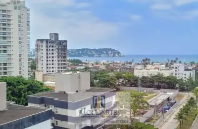 Apartamento alto padrão 3 suítes climatizadas, sacada envidraçada vista parcial mar ,lado praia da enseada-guarujá/sp.