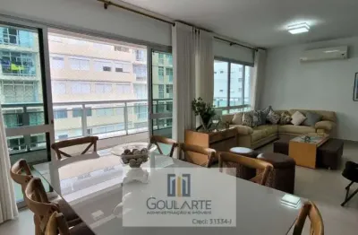 Apartamento alto padrão com vista parcial mar, 3 suítes climatizadas, à menos de 300 metros do mar , pitangueiras-guarujá/sp.