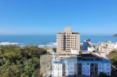 Apartamento alto padrão vista total mar, 3 suítes climatizadas, á menos de 100 metros do mar - tombo-guarujá/sp.