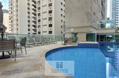 Apartamento alto padrão com sacada gourmet, 2 suítes climatizadas, lazer no condomínio - pitangueiras - guarujá/sp.