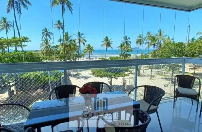 Apartamento alto padrão com 4 suíte, sacada com vista para o mar na praia das pitangueiras-guarujá/sp