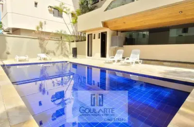 Apartamento alto padrão, 3 dormitórios sendo 1 suíte, lazer no condomínio, lado praia da enseada - guarujá/sp.