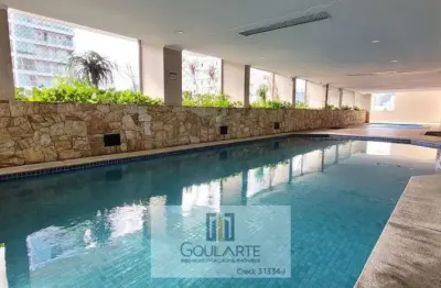Apartamento alto padrão com acesso a sacada, 2 dormitórios sendo 1 suíte, lazer no condomínio, à 150 metros do mar - pitangueiras-guarujá/sp.