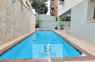 Apartamento alto padrão, 2 dormitórios climatizados sendo 1 suíte, á menos de 200 metros do mar - enseada-guarujá/sp.