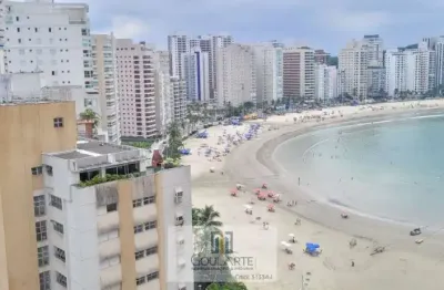 Apartamento alto padrão sacada gourmet, 3 suítes climatizadas, lazer completo no condomínio - astúrias -guarujá/sp.