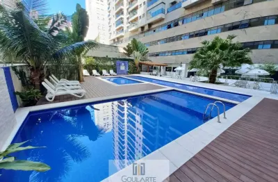 Apartamento alto padrão com 2 dormitórios sendo 1 suíte, lazer completo no condomínio, pitangueiras-guarujá/sp.