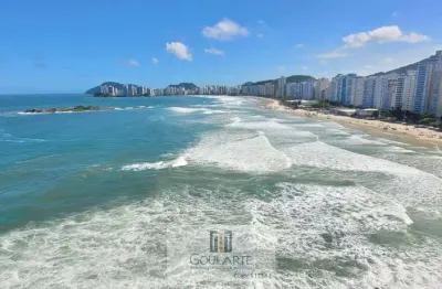 Apartamento alto padrão frente mar, 3 dormitórios sendo 1 suíte, *vista total mar* - pitangueiras-guarujá/sp
