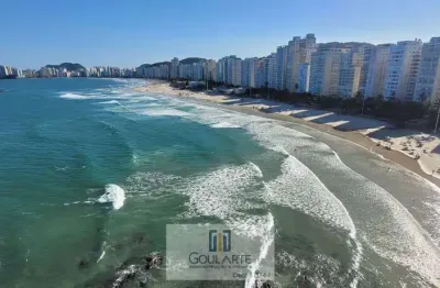 Apartamento alto padrão frente mar, 4 dormitórios sendo 3 suítes, vista total mar, na praia da pitangueiras-guarujá/sp.