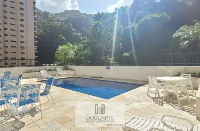 Apartamento alto padrão,2 dormitórios sendo 1 suíte + 1 dormitório de serviço, lazer no condomínio - pitangueiras- guarujá/sp.