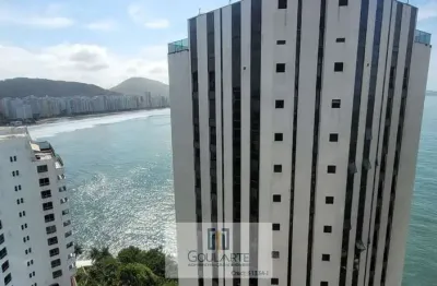 Apartamento alto padrão frente mar, 3 dormitórios sendo 1 suíte, lazer no condomínio, na praia da astúrias - guarujá/sp.