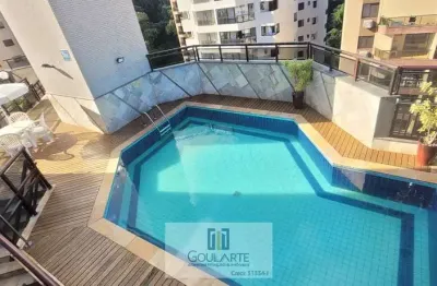 Apartamento alto padrão com sacada gourmet, 3 suítes climatizadas, lazer completo no condomínio - pitangueiras-guarujá/sp.
