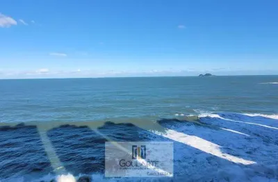 Apartamento alto padrão com sacada vista total para o mar, 3 suítes climatizadas, lazer completo no condomínio, pitangueiras - guarujá/sp.