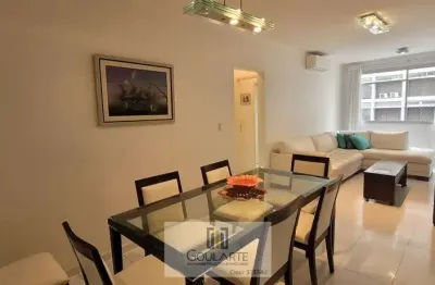 Apartamento alto padrão com 2 dormitórios sendo 1 suíte, uma quadra do mar - pitangueiras-guarujá/sp.