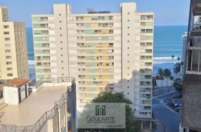 Apartamento alto padrão com 2 dormitórios, vista parcial mar, á 150 metros do mar - pitangueiras-guarujá/sp.