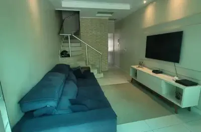 Casa sobrado com 3 suítes no bairro las palmas, guarujá/sp.