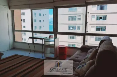 Apartamento alto padrão com vista parcial do mar,3 dormitórios sendo 1 suíte, na praia da astúrias-guarujá/sp.