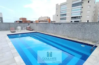 Apartamento alto padrão com acesso a sacada vista parcial mar, 4 dormitórios sendo 1 suíte climatizada, lazer no condomínio - astúrias - guarujá/sp