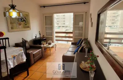 Apartamento alto padrão com 2 dormitórios com acesso a sacada, na praia das astúrias - guarujá/sp.