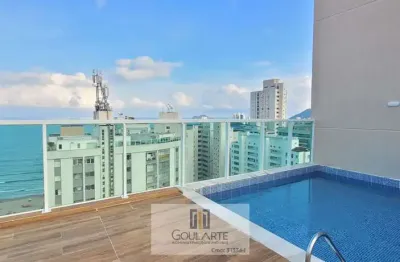 Apartamento alto padrão com acesso a sacada, 3 dormitórios sendo 1 suíte, lazer no condomínio - pitangueiras - guarujá/sp
