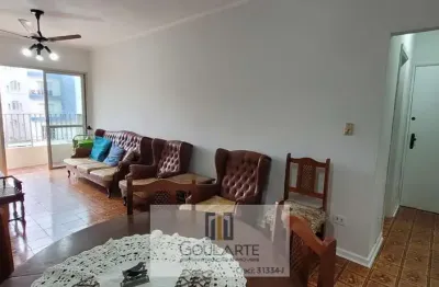 Apartamento conservado, 2 dormitórios sendo 1 suíte,  - astúrias-guarujá/sp.