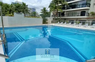 Apartamento alto padrão com vista mar, 3 dormitórios sendo 1 suíte, lazer completo no condomínio, pitangueiras-guarujá/sp.