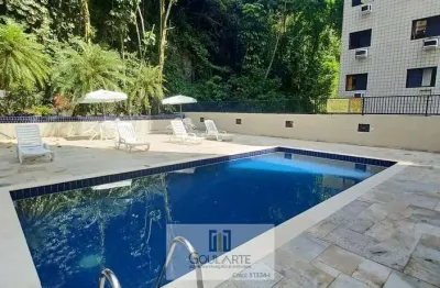 Apartamento alto padrão com 2 dormitórios sendo 1 suíte + 1 dormitório de serviço, lazer no condomínio - pitangueiras - guarujá/sp