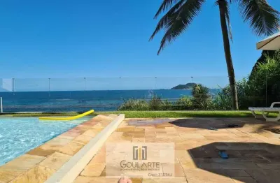 Apartamento com vista total mar, 3 dormitórios sendo 1 suíte, lazer no condomínio - astúrias -guarujá/sp.