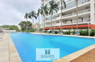 Apartamento alto padrão com sacada ampla, 2 dormitórios sendo 1 suíte, lazer completo no condomínio - astúrias-guarujá/sp