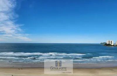 Apartamento alto padrão com sacada frente mar, 4 dormitórios sendo 1 suíte, pitangueiras-guarujá/sp.