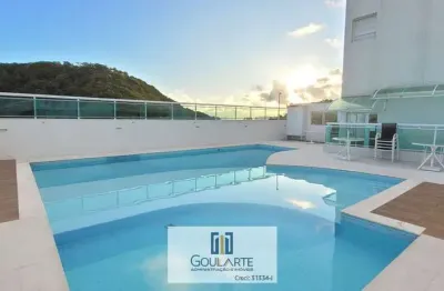Apartamento com sacada gourmet , 3 dormitórios climatizados sendo 2 suítes, lazer completo no condomínio, pitangueiras - guarujá/sp.