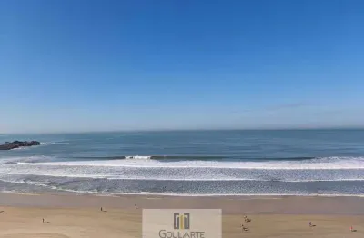Apartamento em condomínio frente mar, vista total para o mar, 3 suítes climatizadas, pitangueiras - guarujá/sp.