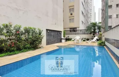 Apartamento alto padrão com acesso a sacada, 2 dormitórios sendo 1 suíte, lazer no condomínio - pitangueiras - guarujá/sp