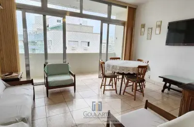 Apartamento alto padrão, 2 dormitórios + 1 dormitório de serviço na praia da pitangueiras - guarujá/sp.