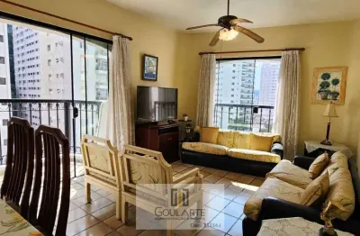 Apartamento com 3 dormitórios sendo 1 suíte, na praia da pitangueiras- guarujá/sp.