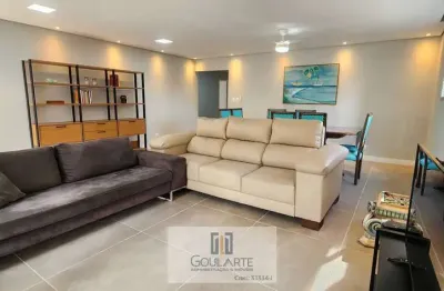 Apartamento com 3 dormitórios sendo 1 suíte + 1 dormitório de serviço, à 1 quadra da praia das pitangueiras- guarujá/sp.