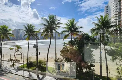 Apartamento alto padrão com vista total para o mar, sala 3 ambientes climatizada na praia das astúrias-guarujá/sp.