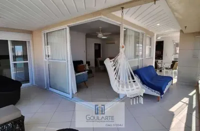 Apartamento alto padrão com acesso a sacada gourmet, 3 suítes climatizadas e lazer completo no condomínio, na praia das asturias-guarujá/sp