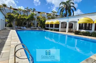 Casa triplex lado praia em condomínio clube frente mar, terraço com vista para o mar e churrasqueira na praia da enseada - guarujá/sp.
