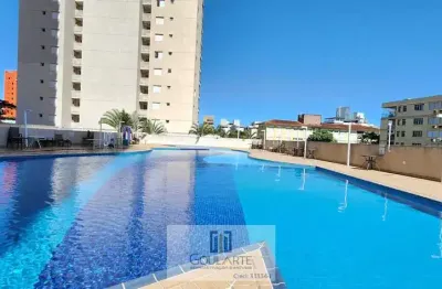 Apartamento alto padrão com acesso a sacada gourmet com vista lateral do mar, 2 dormitórios sendo 1 suíte, lazer no condomínio - enseada -guarujá/sp.