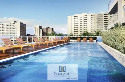 Apartamento alto padrão com acesso a sacada gourmet, 3 dormitórios climatizados sendo 1 suíte, lazer no condomínio na praia das pitangueiras - guarujá/sp.