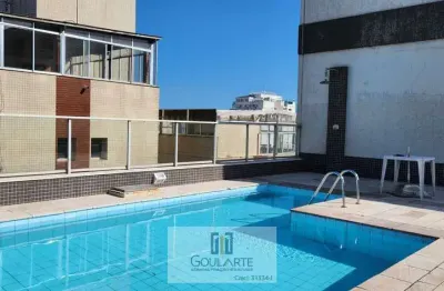 Apartamento alto padrão com acesso a sacada ampla vista lateral mar, 3 suítes sendo 2 climatizadas e lazer no condomínio, na praia das pitangueiras - guarujá/sp.