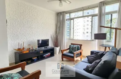Apartamento com 2 dormitórios sendo 1 suíte, à menos de 200 metros da praia da pitangueiras-guarujá/sp