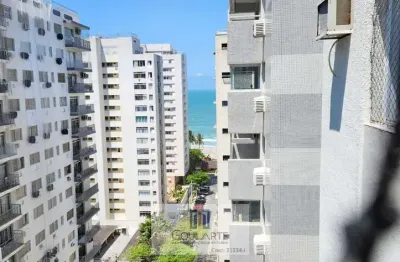 Apartamento alto padrão com acesso a sacada vista lateral mar, 3 dormitórios sendo 2 suítes climatizadas, na praia das pitangueiras - guarujá/sp.