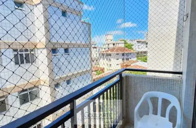 Apartamento com acesso a sacada, 2 dormitórios climatizados sendo 1 suíte, na praia das astúrias-guarujá/sp.