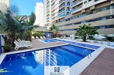 Apartamento flat com sacada gourmet, 2 dormitórios sendo 1 suíte, lazer no condomínio na praia das pitangueiras-guarujá/sp.